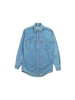 Vintage Levi's Medium Wash Denim Button Up Shirt S